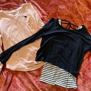 Lot of 3 Abercrombie kids shirts